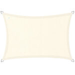 Buitenkado schaduwdoek 2,5x4m rechthoek taupe