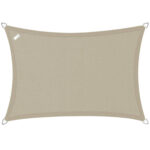 Buitenkado schaduwdoek 2,5×4,5m rechthoek zand beige