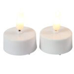 Countryfield LED kaarsjes theelichtjes – 2x stuks – wit – warm wit – LED kaarsen
