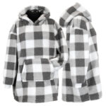 Unique Living – Hoodie Donna – 70x50cm – Grey